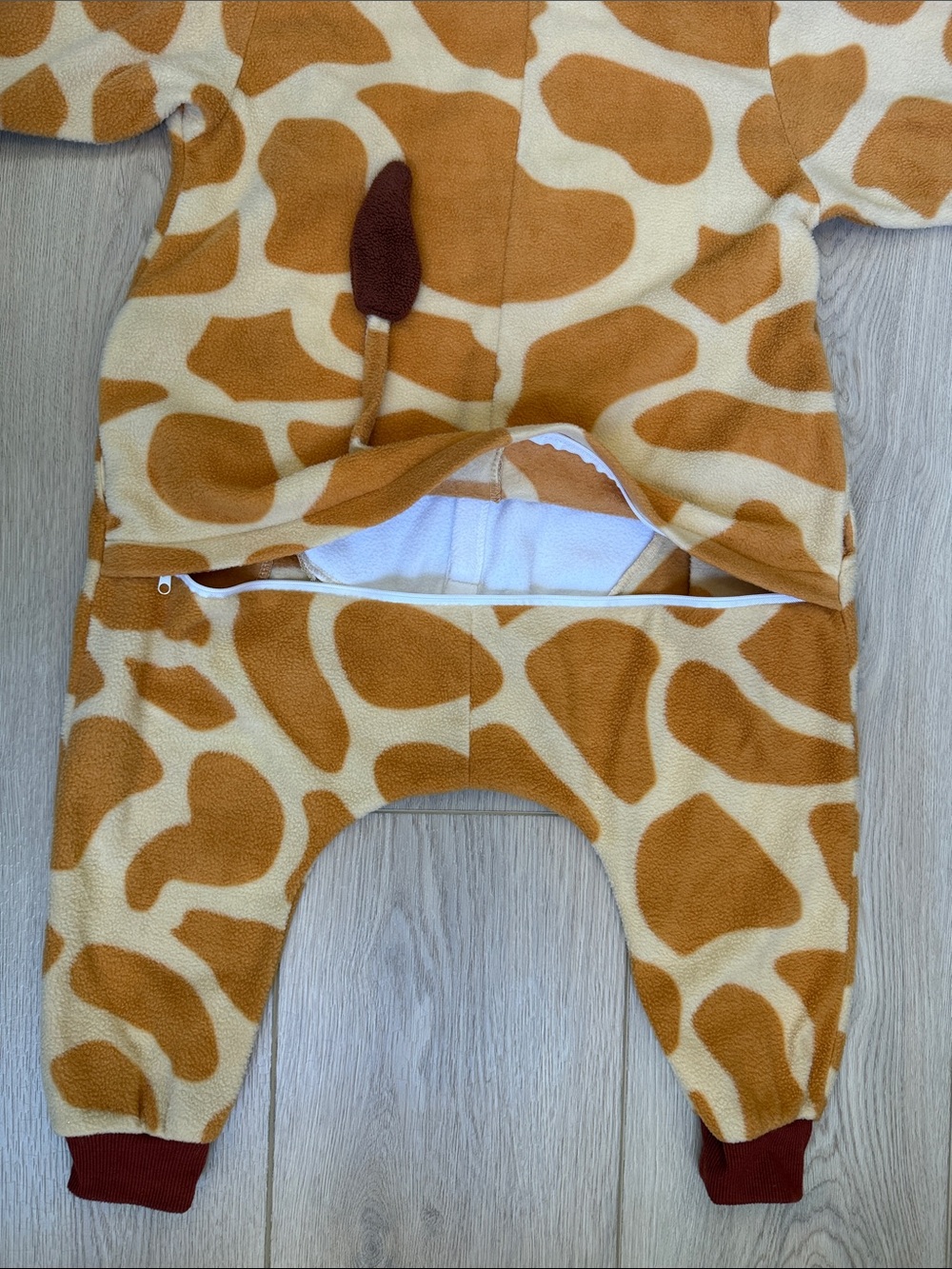 Giraffe Costume Toddler 2/3T Halloween Dress Up Hooded Safari Animal Outfit Sz95 - Picture 14 of 15